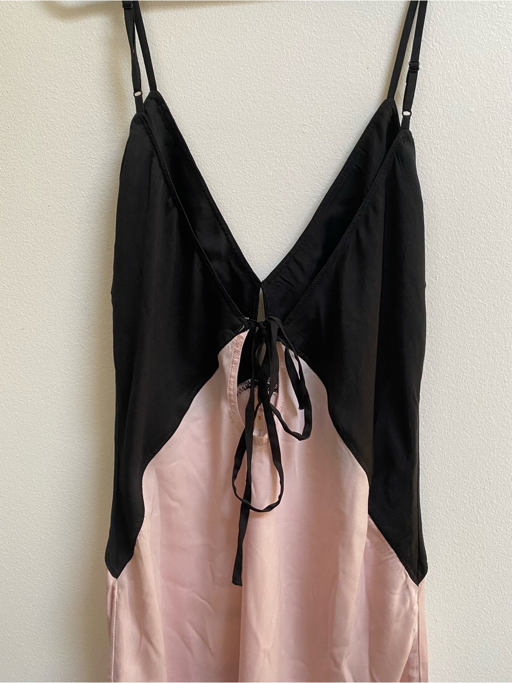 LyreBird Silky Colorblock Maxi Slip Dress M - Picture 7 of 14